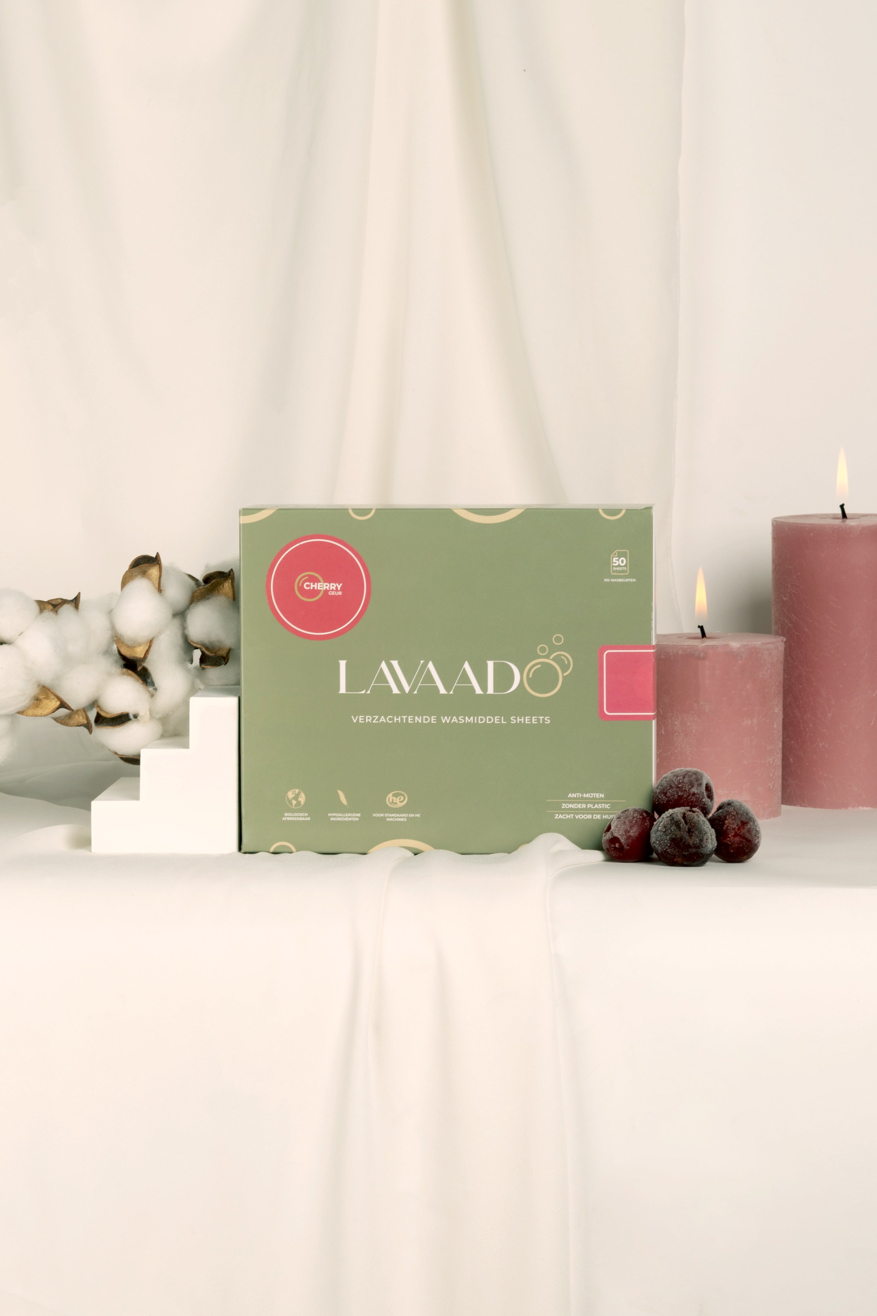 Lavaado - Wasstrips - Cherry